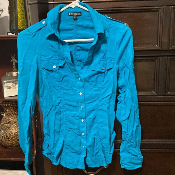 Express XS button down dress shirts - Picture 3 of 9